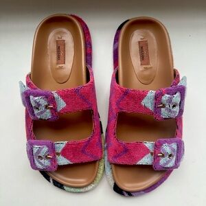 Missoni Clea Sandals - Chevron Towel